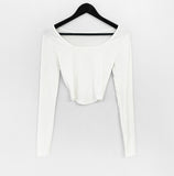 Tove Brushed Cropped T-shirt