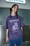 HEADING CAT Short Sleeve T-shirt
