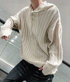 Ribbed Hooded Warmer Knit