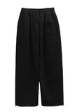 Hip sack brushed wide jogger pants