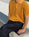Betts Openwork Short Sleeve Collar Knit