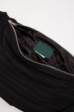 Half-moon pleated 2-way bag