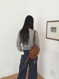 Momi Bolero Square Neck Long Sleeve Knit