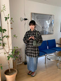 [unisex] Mesha Over Check Shirt