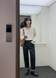 Leah Raw Denim Pants