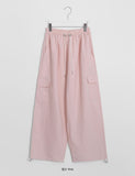 Bonta Summer Cargo Banding Wide Pants