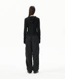 CURVED SLIM HOODIE