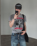 Heaven Graphic Lettering Short Sleeve T-shirt
