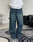 Creek Balloon Carpenter Denim Pants