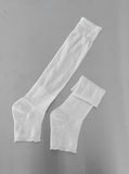 See-through long leg warmers