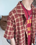 Decker Crop Check Short Sleeve Shirt
