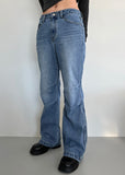SIDE ZIPPER DEMIM