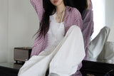 Chiffon shirring sling cross bag