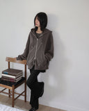 Edet Stripe Slim Off-Shoulder Long-Sleeved T-Shirt