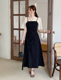 Shua Twist Wrap Bustier Long One Piece