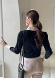 Tias Double Button Collar Knit
