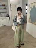 Tokoni Pintuck Cotton Pants