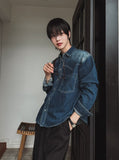 Kor Western Denim Crop Shirt