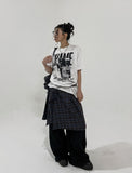 After printing loose fit short sleeves
