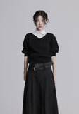 Lamb cropped knit