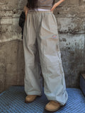 school nylon string pants