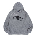 SHINING LOGO KNIT HOODIE