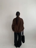 Yusaki Harringtton Button Blouson Jacket
