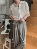Florie Openwork Knit Cardigan