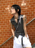 PLAIN BUCKLE SHORTS