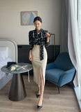 Bonia Slit Skirt