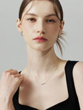 Essence Silver Tennis One Touch Earrings