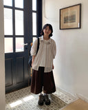 Rickett Keyring Pintuck Cotton Bermuda Pants