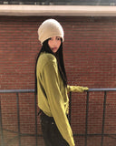 Pairing Frill V-Neck Knit Cardigan
