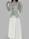 Layered Twist Halter Sleeveless