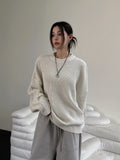 STAY Basic Round Warmer Knitwear