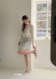 Candy Halter Round Knit