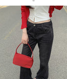 Rustling Waterproof Material Point Color Mini Shoulder Bag
