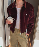 Gloss Velvet Quilted Work Jacket