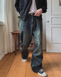 Faden Wash Painting Bootcut Denim