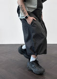 Buckle Bermuda Balloon Shorts