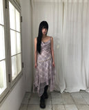 Kyuren Check Sleeveless Long One Piece