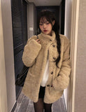 [MADE/Quilted Lining] Manu Fluffy Fur Half Quilting Coat
