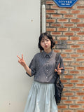 Gensott Nylon Banding Midi Skirt