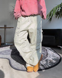 Elden diagonal zipper cargo pants