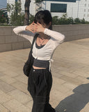 Linda Color Layered Sleeveless T-shirt Set