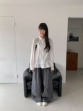 Dilmecca Frill Long Sleeve Shirt Blouse