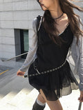 Sant Soft Lace Frill Cardigan