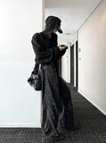Double Camo & Deep Black Overfit Hood Zip-Up