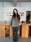 Sashio Stripe Layered Skirt Pants