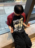 Dominic Color Matching Raglan Short Sleeve Tee